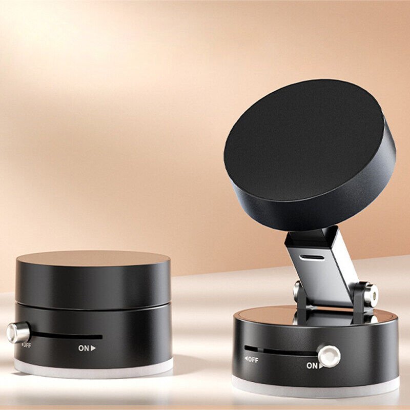 Vacuum Suction Cup Magnetic Mobile Phone Holder High Quality Adjustable Car Navigation Holder Portable Foldable Bracket