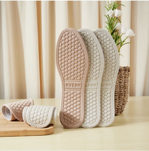 Insole sukan untuk lelaki dan wanita, antibakteria, bernafas, nipis lembut nipis, tebal, tahan bau, menyerap peluh, dan kejutan menyerap bola keranjang kasut kulit