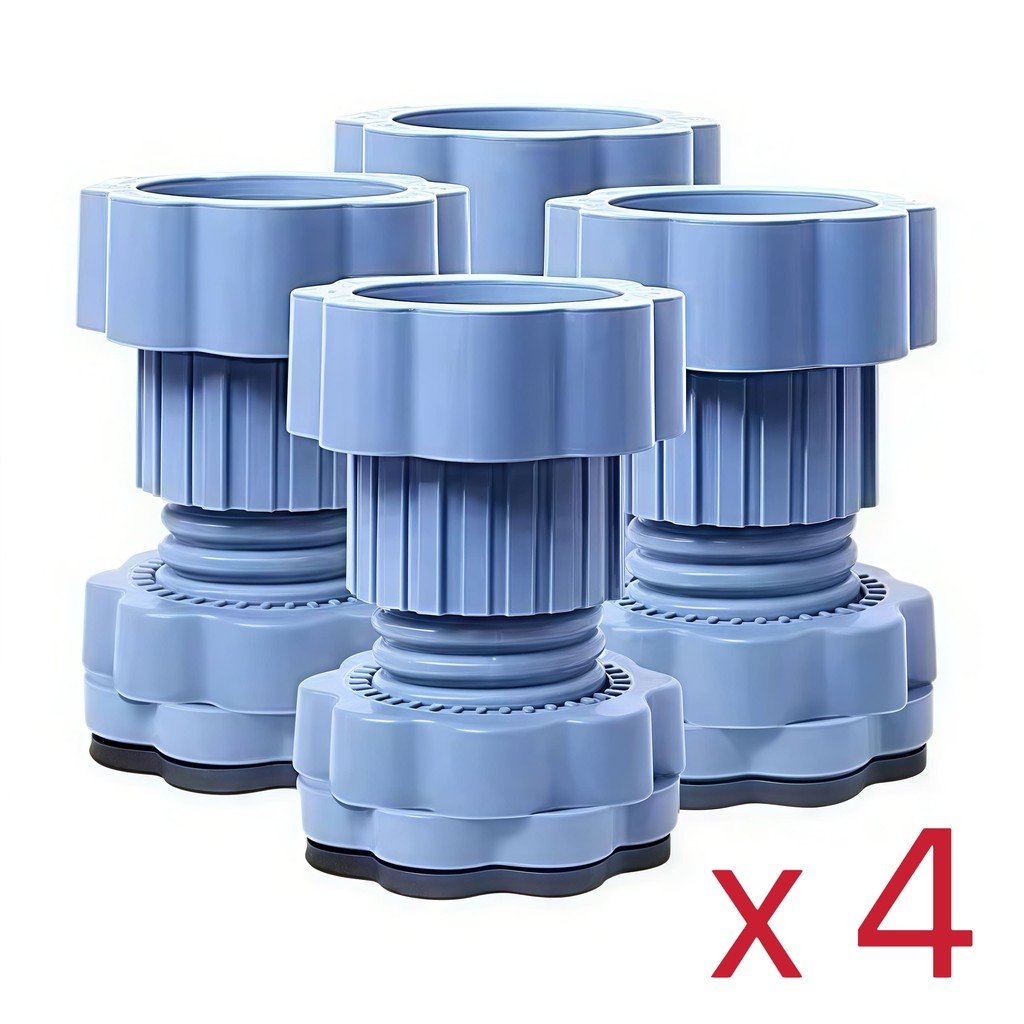 4pcs Washer Dryer Washing Machine Foot Pad Anti Vibration Noise Cancelling Support Balance Fixed Non Slip Shockproof Mesin