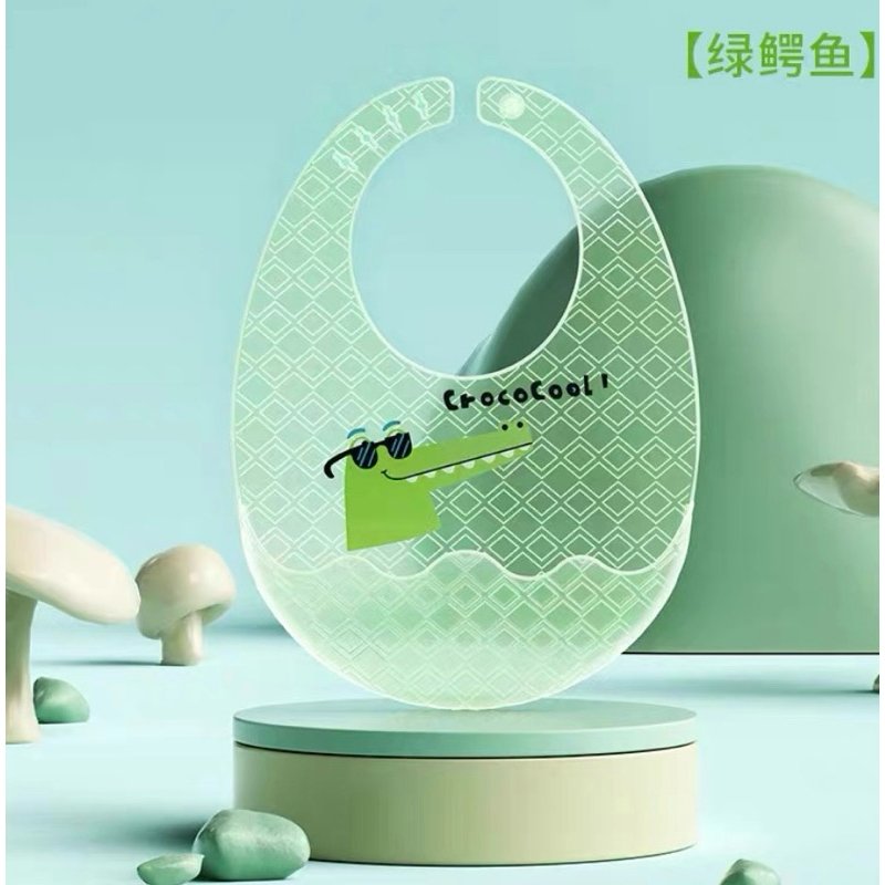 Baby Bibs Baby Silicone Soft Bibs Adjustable Waterproof Children Baby Toddler Eating Meal Feeding Bib Kids Aprons